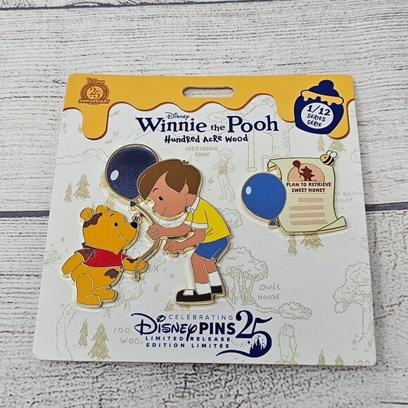 2025 Disney Parks Winnie The Pooh Hundred Acre Wood Pin Series 1/12 Christopher - Picture 1 of 4